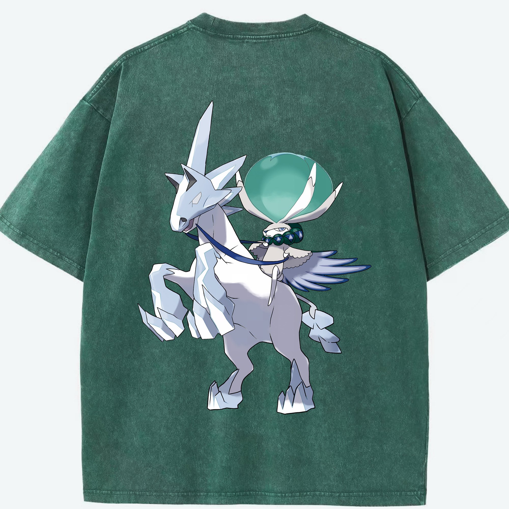 （画像用） ポケットモンスター Pokémon 綿100% ヴィンテージ風 半袖Tシャツ（背面プリント）